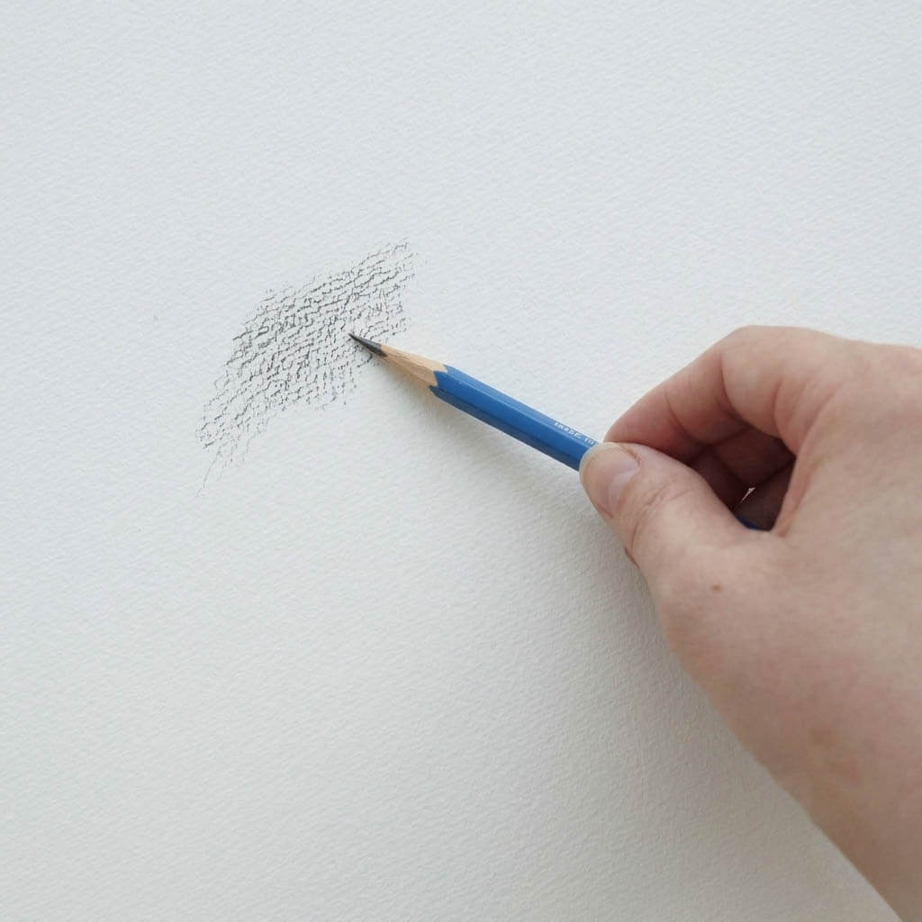 デッサン鉛筆の持ち方-短く持つ