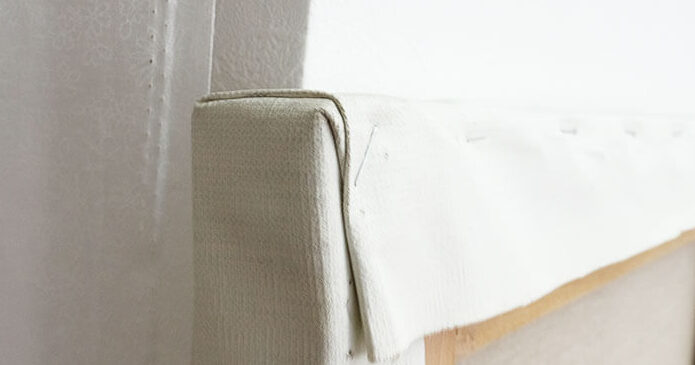 キャンバスの角のしまい方