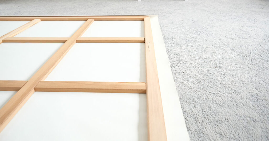 キャンバスをカットする幅